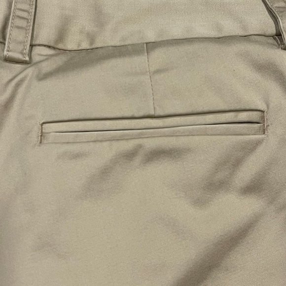 J.Crew‎ Women's City Fit Flare Leg Cuffed Hem Low Rise Khaki Pants, Size 10 - Picture 4 of 7